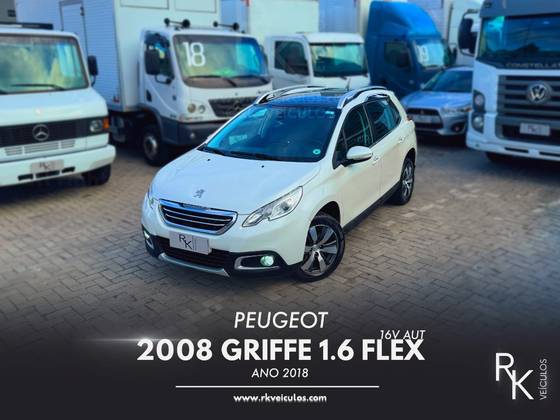 PEUGEOT 2008 1.6 16V FLEX GRIFFE 4P AUTOMÁTICO PEUGEOT 2008 1.6 16V FLEX GRIFFE 4P AUTOMÁTICO